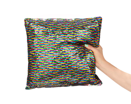 Sequin pillow - SQUARE SHAPED
