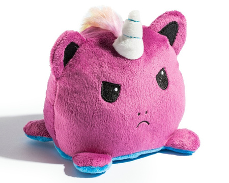 Reversible plush toy - unicorn (violet-blue)