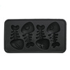 Ice tray FISHBONES - BLACK