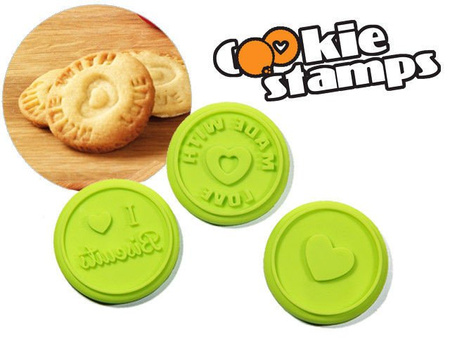 Cookie stamps 3 pcs