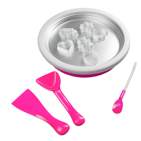 Ice cream rolls plate - PINK