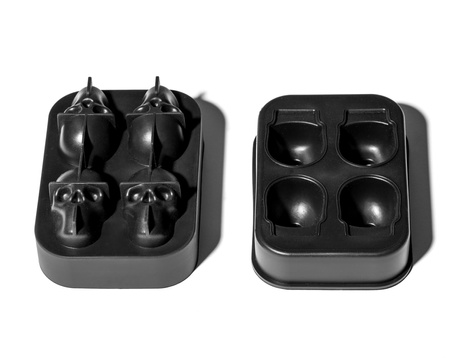Ice / chocolate tray SKULLS 4 pcs 
