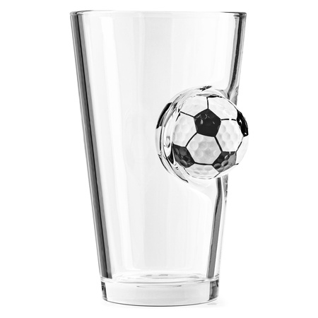 STUCK  in GLASS - FOOTBALL glass