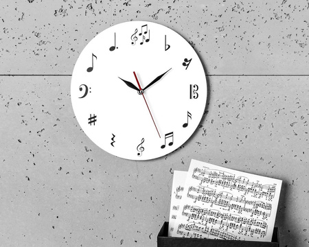 Wall clock MUSIC 