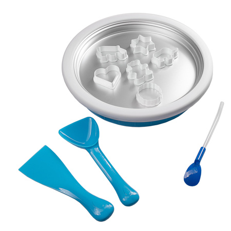 Ice cream rolls plate - BLUE
