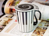 Music mug with lid - KEYBOARD