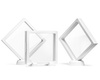 Display floating frames 3 pcs - WHITE